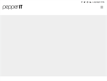 Tablet Screenshot of pepperit.com.au